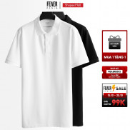 [MUA 1 TẶNG 1]  Áo polo nam FEAER chất thoáng khí thoải mái vải cotton trơn BASIC